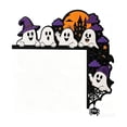 thumbnail image 2 of Velmasee Halloween Ghost Door Corner Decoration, Wooden Spooky Cute Design Damage-Free Mount, Festive Ornament for Home Halloween Party Doorway Wall Decor, 2 of 7