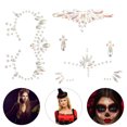 thumbnail image 2 of 3 Sheets Face Gems Stickers Glow in the Dark Face Gems Tattoos Rhinestone Face Sticker, 2 of 8