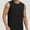Black, variant on Bcfgryg Men's Ice Silk Loose Fit Tank Top For Summer Lightweight Sleeveless Gym T Shirt For Workout And Lightweight Men's Vest