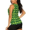 thumbnail image 3 of Balery Tennis Balls Camiseta sin mangas estampada ligera para mujer, tops de entrenamiento sin mangas, camisetas de yoga transpirables de secado rápido.-XX-Large, 3 of 7
