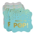 thumbnail image 3 of Inkdotpot Hang Tags Ready To Pop Baby Shower Favor Bracket Shape Gift Tags Real Gold Foil Bonbonniere Tag Pack Of 50, 3 of 7