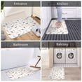 thumbnail image 5 of Rateoe Leopard Print Pattern Flannel Door Mat Indoor Outdoor Entrance, Waterproof All-Weather Doormat,Fade Resistant, Low Profile Entryway Mat 16x24in, 5 of 7