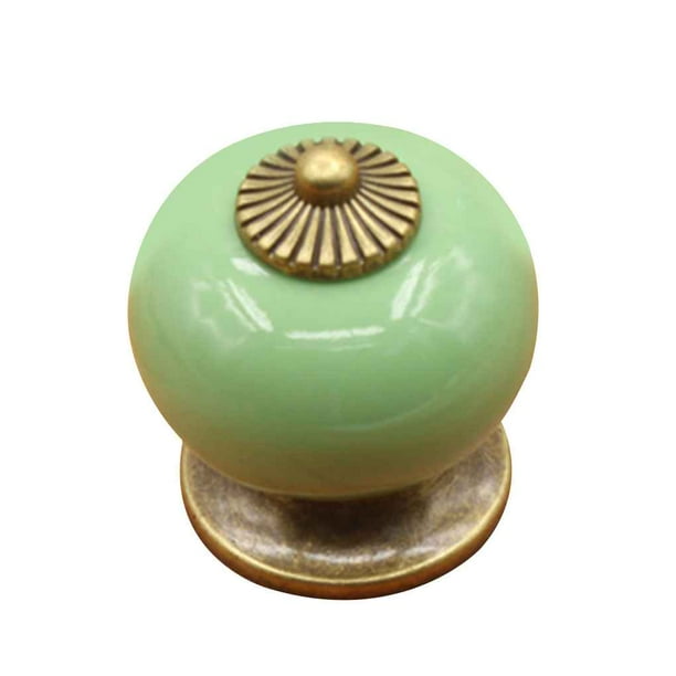 Simple Modern Ceramics Colorful Cupboard Handles Hole Door