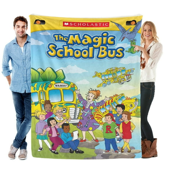 The Magic School Bus Blanket Soft Bed Sofa Throw Cozy Lightweight Birthday Gift