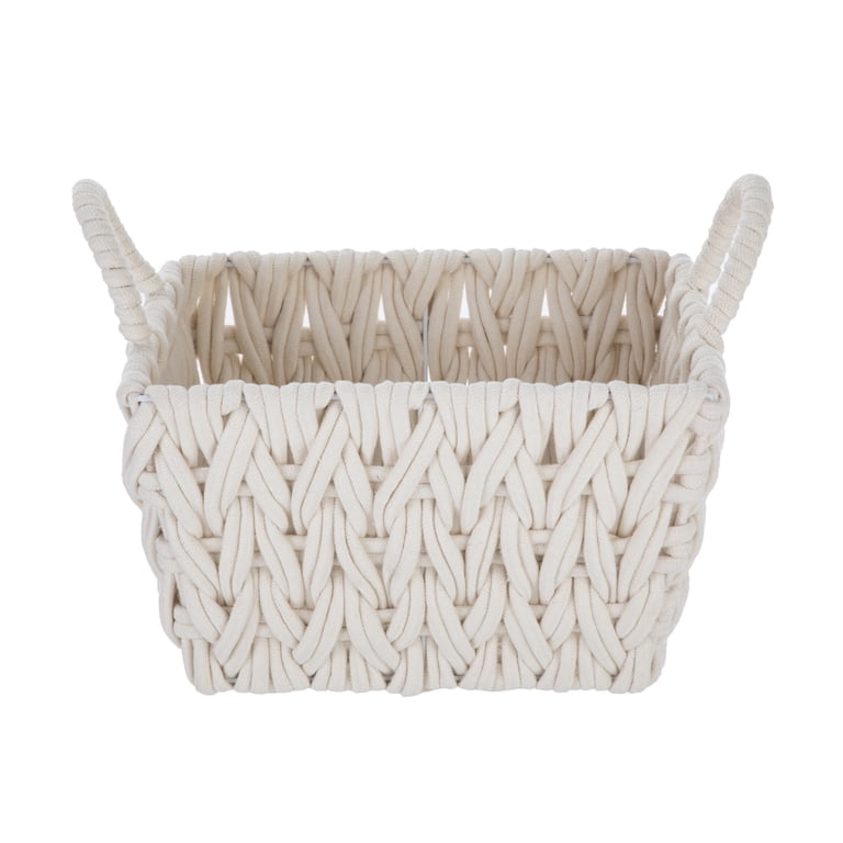 Medium Woven Rope Storage Baskets, Set of 2 photo 4