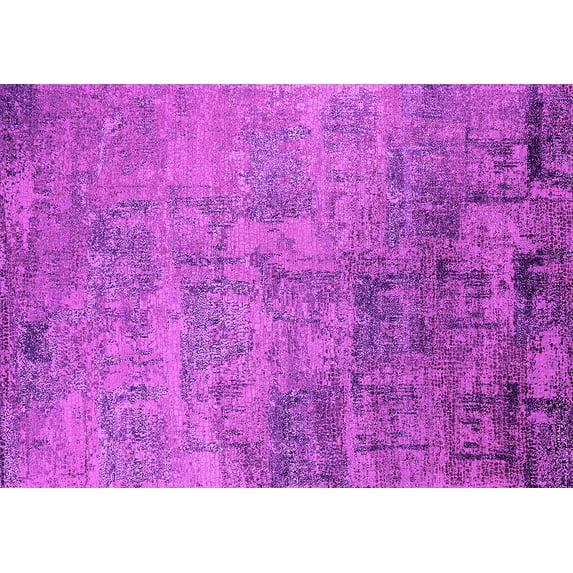 Ahgly Company Indoor Rectangle Oriental Pink Industrial Area Rugs, 2' x 5'