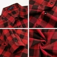 thumbnail image 2 of Flannel Shirts for Women Casual Plaid Womens Tops Long Sleeve Button Down Shirts, 2 of 8