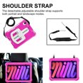 thumbnail image 2 of Case for iPad Mini 7th/6th Generation Case 8.3 inch 2024/2021 with Shoulder Strap, Shockproof Handle Kickstand, Rose, 2 of 7