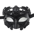 thumbnail image 1 of Merryso Masquerade Face Cover Retro Cosplay Props Ancient Greece Costume Party Men Half Face Cover, 1 of 5