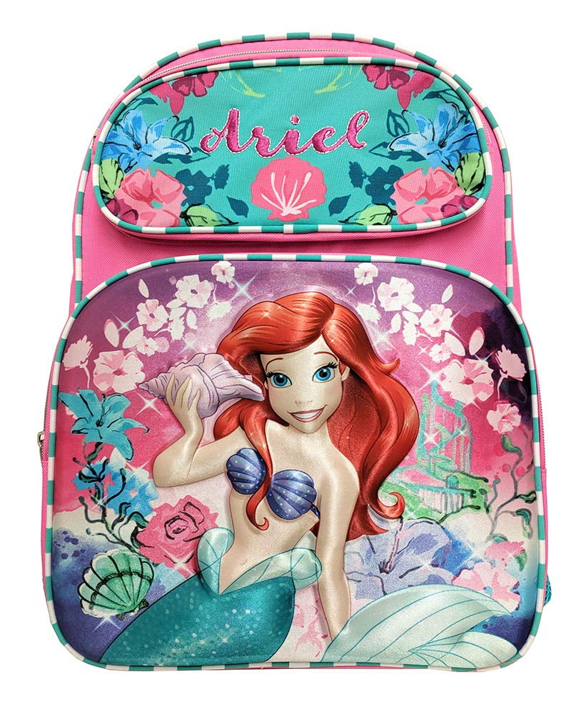 Backpack Disney Little Mermaid Ariel Flower 3D PopUp New 1782532