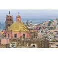 thumbnail image 2 of Paulson, Don 24x17 White Modern Wood Framed Museum Art Print Titled - Mexico Overview of church dome and city, 2 of 4