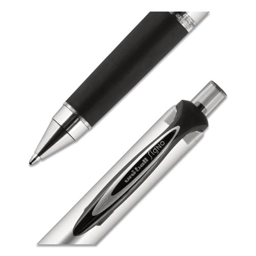 "207 Impact Gel Pen, Retractable, Bold 1 Mm, Black Ink, Black Barrel | Bundle of 10 Each"