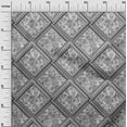 thumbnail image 3 of oneOone Polyester Spandex Gray Fabric Floral Fabric For Sewing Printed Craft Fabric By The Yard 56 Inch Wide, 3 of 4