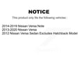 thumbnail image 2 of Transit Auto Front Complete Suspension Shocks Strut and Coil Spring Mount Assemblies Kit for Car Nissan Versa Note - Left Right Side (Driver Passenger) K78A-100453, 2 of 2