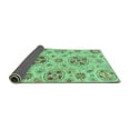 thumbnail image 2 of Ahgly Company Indoor Rectangle Abstract Turquoise Blue Modern Area Rugs, 8' x 12', 2 of 4