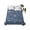 Denim, variant on Queen Flat Sheet Only Botanical Floral Vine Pattern Soft Microfiber Cooling Bedding Sheets Vintage Flower Leaves Black Flat Bed Sheet for Hotel,Home Decor