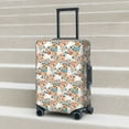 thumbnail image 6 of Susaid Cute Rabbit Floral Print Elastic Washable Suitcase Cover with Hidden Zipper, Fits 18-32 Inch Luggage for Protection During Travel-X-Large, 6 of 7