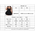thumbnail image 7 of AURA Women Plus Size Sleeveless V Neck A Line Dress Summer High Waist Strap Mini Dress, 7 of 7