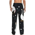 thumbnail image 3 of Easygdp Fashionable Goose Men's Pajama Pant, Sleep Elastic Waistband Lounge Pants - Medium, 3 of 9