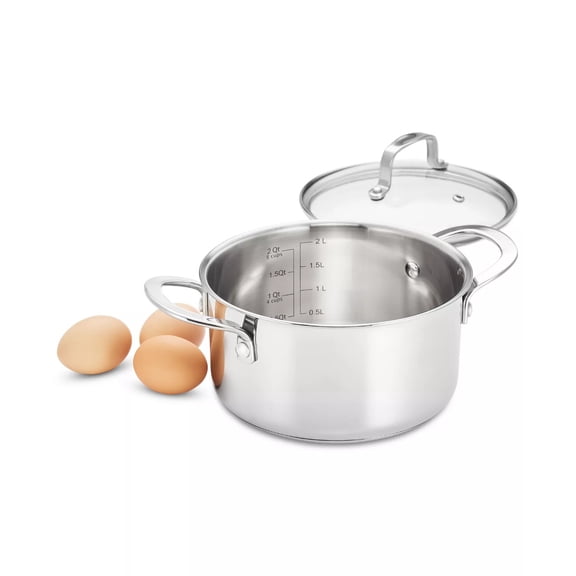 Stainless Steel 2.5-Qt. Covered Sauce Pot