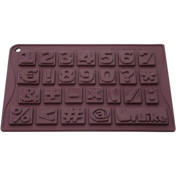 Pavoni - Numbers Chocolate Mould