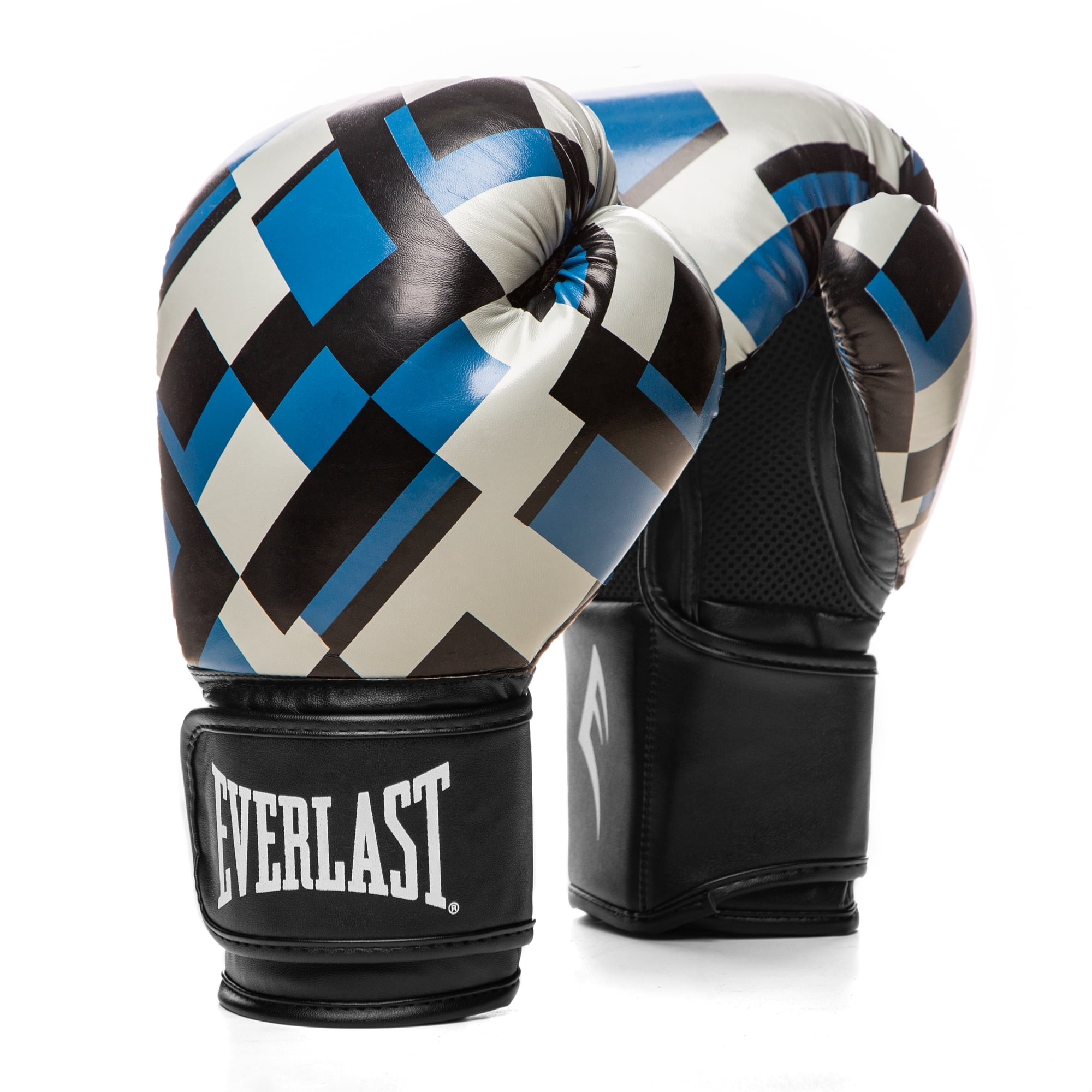 Guantes De Boxeo Everlast  Spark  Training Blue Grid 16 Oz