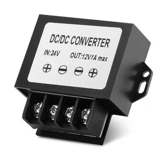 DC Converter DC24V to 12V 1A Voltage Converter Power Adapter Regulator Converter