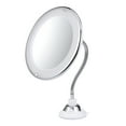 thumbnail image 3 of OULII 1Pc Lighted Magnified Makeup Mirror With Abs For Bathroom Use, 3 of 5
