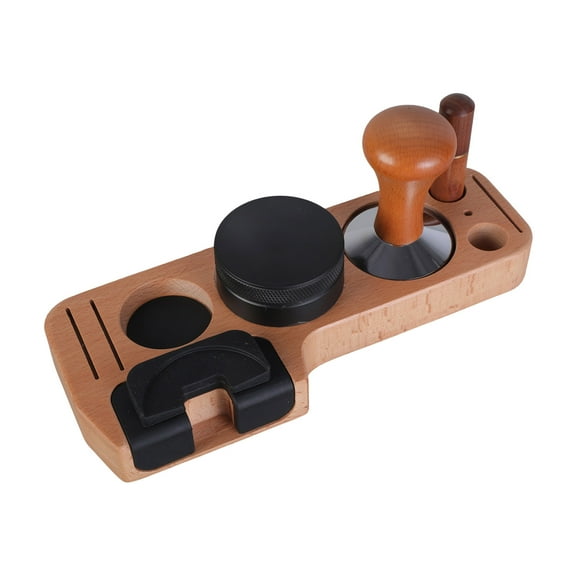 Portable Espresso Accessories Set Espresso Tamping Stand Set with Power Dispenser Press for Counters and Cafes