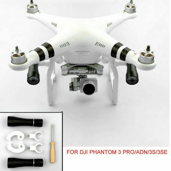 Drone Rotation Shooting Night LED Lamp Search Light Headlight Flight for DJI PHANTOM 3Pro Adv 3SE 3S