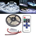 RV LED Camper Awning Lights, 12V, 16.4FT/5M, Dimmable, Remote Control, LED Light Strip Exterior