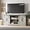 Gray, variant on FANRAL Farmhouse TV Stand with Sliding Barn Doors,Rustic Entertainment Center for 65 Inch TV,Media Console with Storage Cabinets & Cable Holes for Living Room,Black TV Stand