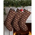 thumbnail image 3 of 3 Pcs Christmas Stockings,Brown Christmas Snowflake Pattern Stockings Christmas,14.8'' Xmas Stockings,Christmas Party Favors,Christmas Party Decorations,Christmas Stockings Personalized, 3 of 5