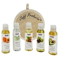 thumbnail image 3 of New Now Foods Solutions 5 Pack - Carrier Oil Gift Set: Almond Oil - Grapeseed Oil - Avocado Oil - Apricot Oil - Vegetable Glycerine Oil 100% Natural Moisturizing Massage 4 Oz - Free Loofah Sponge ..., 3 of 6
