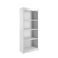 thumbnail image 3 of CorLiving Hawthorne White Engineered Wood 4 Shelf Bookcase with 3 Adjustable Shelves - Bedroom, Office, Living Room, Multi-Purpose, Décor Holder, Storage Shelving Unit, 3 of 6