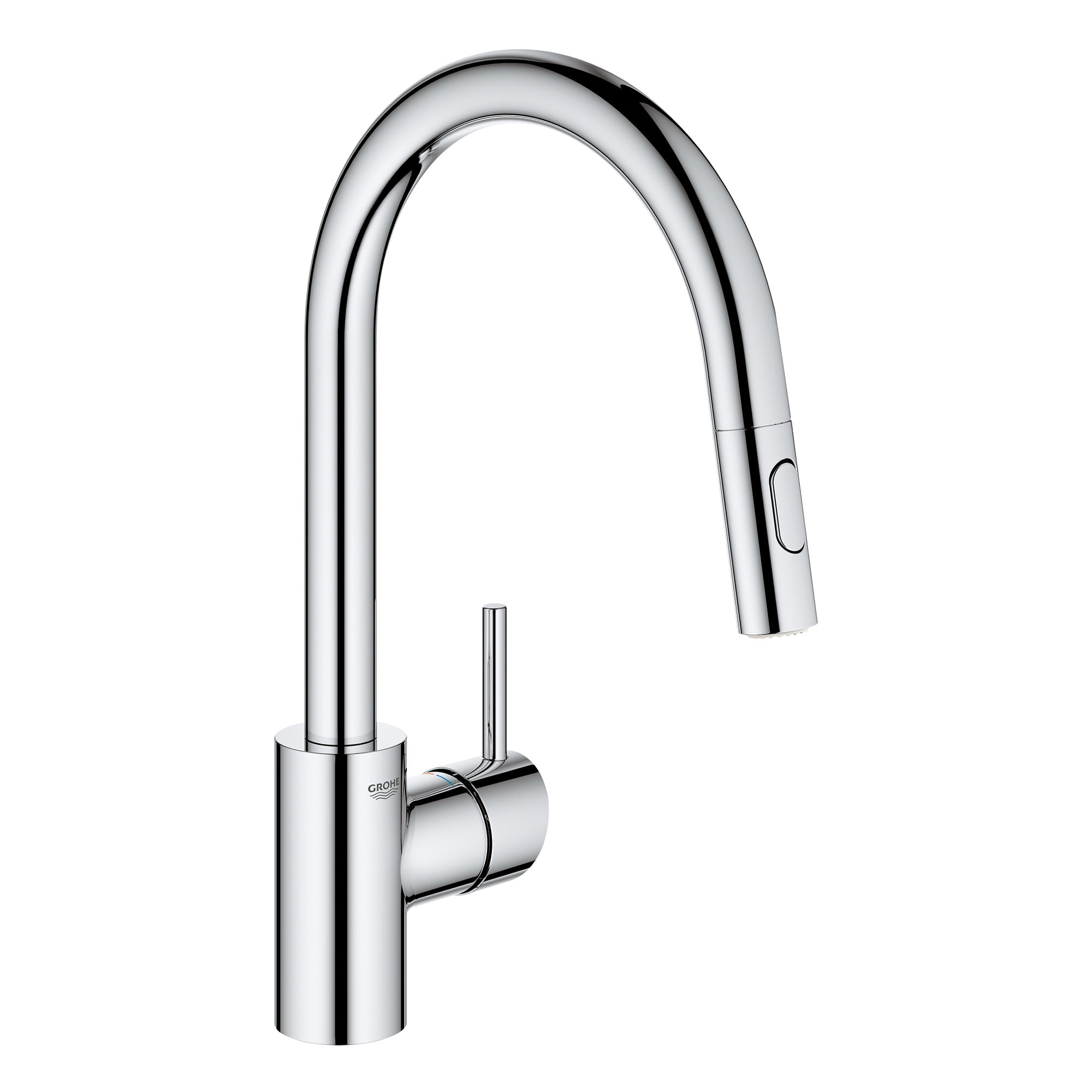 Intrekking Reusachtig Molester Grohe 31 349 E Concetto 1.5 GPM Single Hole Pull Down Kitchen Faucet -  Chrome - Walmart.com