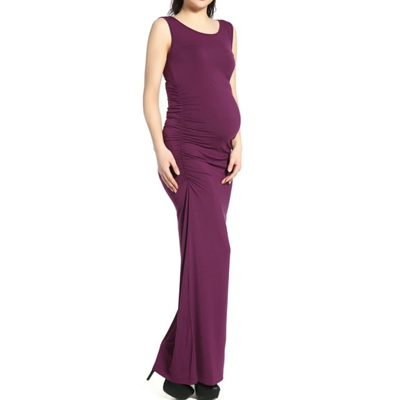 Glow & Grow Maternity Tank Column Maxi Dress