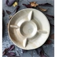 thumbnail image 4 of Round compartment Platter|Bio Mart Areca Palm Leaf Plate|100% Natural|Eco-friendly|Heavy Duty & Re-usable Backyard Compostable|Disposable|Biodegradable|Theme Party, Wedding|Pack of 10, 50 or 100, 4 of 4