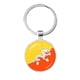 thumbnail image 4 of National Flag Glass Cabochon Keychain Sardova Nicaragua Mauritius Honduras Haiti Togo Bhutan Belarus Belize Keyring Keyholde, 4 of 5