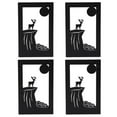thumbnail image 3 of Soportes para estantes de libros Higoodz sujetalibros resistentes con estampado avanzado, 3 of 8