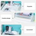 thumbnail image 4 of OULII 2Pcs Office Supply Organizer With ABS Material 7.86X5.89X1.30in, 4 of 8