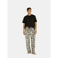 thumbnail image 2 of Disney Men's Nightmare Before Christmas Jack Skellington Superminky Sleep Pants, Sizes S-XL, 2 of 5