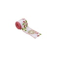 thumbnail image 4 of kkbbma Black and Friday Sales Christmas Candy Cane Wired Ribbons - Christmas Decoration Ribbon Christmas Candy Printed Ribbon 5 Meter Christmas Gift Ribbon Wrapping Ribbon DIY Bow Ribbon, 4 of 9