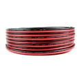 thumbnail image 3 of 2 Rolls 100 Feet 16 Gauge Audiopipe Red Black 2 Conductor Speaker Wire Zip Cord, 3 of 14