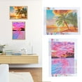 thumbnail image 2 of DIY Diamond Painting by Number Kits Sunset Waterscape Beautiful Art Craft Wall Decoration, 2 of 8