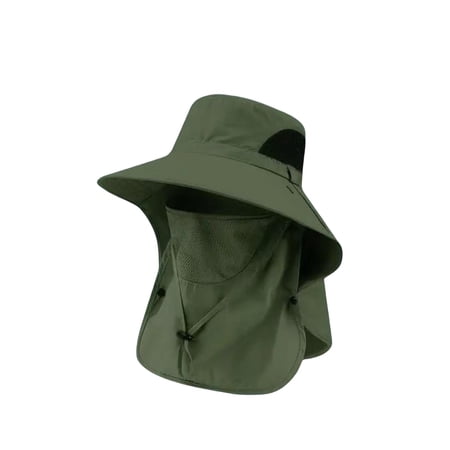 Fisherman s hat Summer Sun Protection hat Men s Hiking hat Fishing face Neck Protection Large Brimmed Sun Protection hat