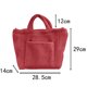 thumbnail image 2 of Hukapapa Bolso De Hombro De Felpa Bolso De Mano Grande Bolso De Piel Sintética Compras Citas Bagrose rojo, 2 of 5