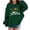 Army Green, variant on BaoFuBaoMei Hoodies for Boys Girls Christmas Merry Christmas Long Cuffed Sleeve Sweatshirt Tops with Pockets Loose Hooded Fall Clothes for Christmas Dinner Vacation Holiday
