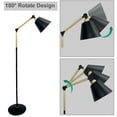 Floor Lamp Reading Light Adjustable Metal Standing Lamp for Living Room, Bedroom, Office or
