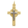 thumbnail image 3 of 14K Yellow Gold Cross Religious Pendants / Charms for Men and Women, 3 of 6